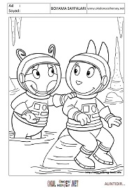back-yardigans boyama sayfaları